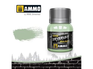 Краска AMMO MIG - DRYBRUSH Bright Green, 40 мл, 0605 цена и информация | Принадлежности для рисования, лепки | kaup24.ee