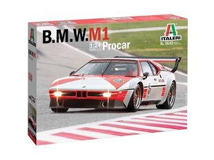 Italeri - BMW M1 Procar, 1/24, 3643 hind ja info | Klotsid ja konstruktorid | kaup24.ee