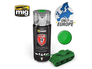 TITANS HOBBY - EMERALD GREEN MATT PRIMER (teraga krunt) 400ml, 106 цена и информация | Принадлежности для рисования, лепки | kaup24.ee