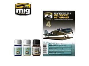 AMMO MIG - WWII PACIFIC US NAVY AIRPLANES. AMIG7417 hind ja info | Kunstitarbed, voolimise tarvikud | kaup24.ee