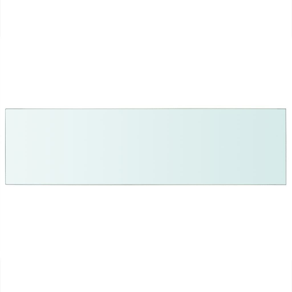 vidaXL riiulid 2 klaasist paneeli 90 x 25 cm цена и информация | Riiulid | kaup24.ee