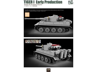 Border Model -TIGER I Early Production Sd.Kfz.181 Pz.Kpfw.VI Ausf.E, 1/35, BT-010 hind ja info | Klotsid ja konstruktorid | kaup24.ee