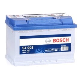 Aku Bosch 74Ah 680A S4008 hind ja info | Bosch Autokaubad | kaup24.ee