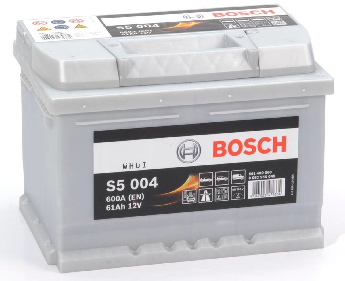 Aku Bosch 61Ah 600A S5004 цена и информация | Akud | kaup24.ee