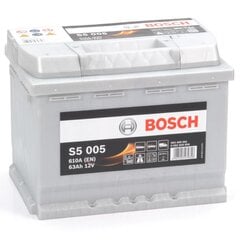 Аккумулятор Bosch 63Ah 610A S5005 цена и информация | Батареи | kaup24.ee