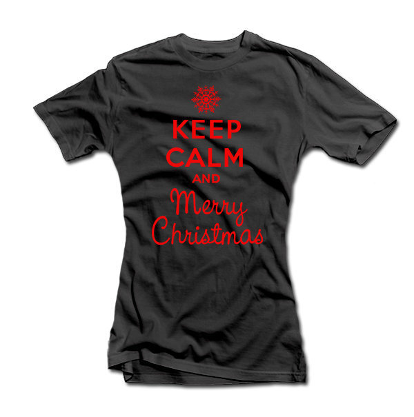 Naiste T-särk Keep calm Merry Christmas hind ja info |  Originaalsed T-särgid | kaup24.ee