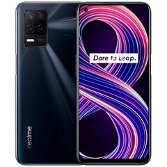 Realme 8 5G, 128GB, Dual SIM, Supersonic Black цена и информация | Мобильные телефоны | kaup24.ee