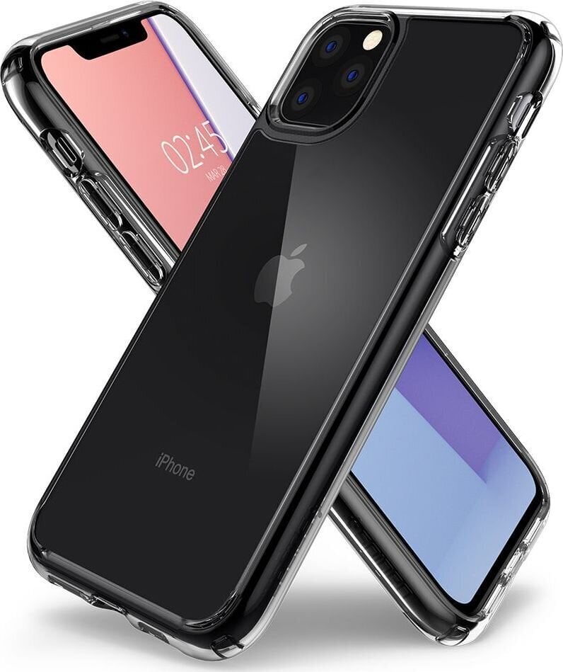 SPIGEN ULTRA HYBRID IPHONE 11 PRO MAX CRYSTAL CLEAR (Transparent) hind ja info | Telefoni kaaned, ümbrised | kaup24.ee