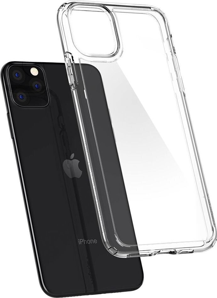 SPIGEN ULTRA HYBRID IPHONE 11 PRO MAX CRYSTAL CLEAR (Transparent) цена и информация | Telefoni kaaned, ümbrised | kaup24.ee