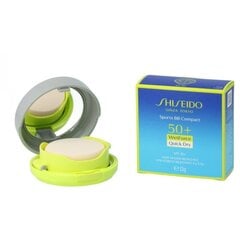 Компактная пудра Shiseido Sun Sports BB SPF50 +, 12 г, Medium цена и информация | Пудры, базы под макияж | kaup24.ee