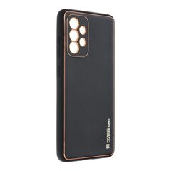 Telefoniümbris Forcell LEATHER sobib Samsung Galaxy A52 5G / A52, must hind ja info | Telefoni kaaned, ümbrised | kaup24.ee