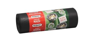 Prügikotid Merkant 150 L hall 10 tk/rullis LD hind ja info | Prügikotid | kaup24.ee