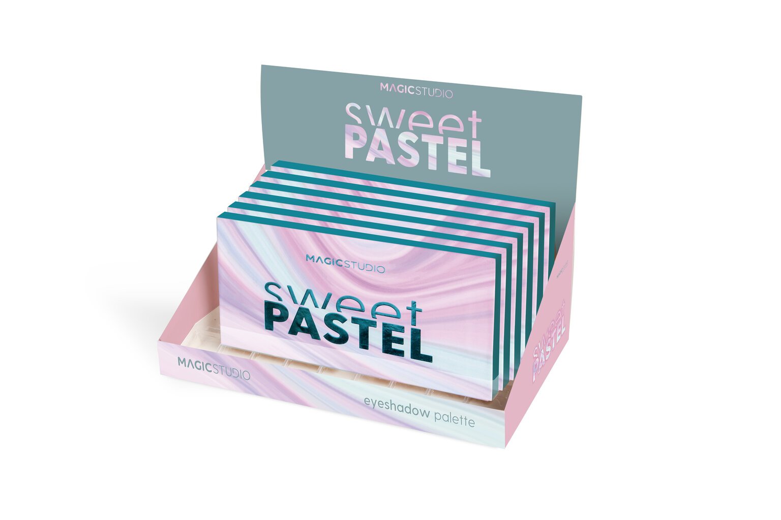 Lauvärvipalett Magic Studio Sweet Pastel, 18 värvi цена и информация | Ripsmetušid, lauvärvid, silmapliiatsid, seerumid | kaup24.ee