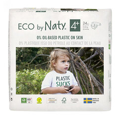 Mähkmed Eco by Naty, 4+ suurus, 9-20 kg, 24 tk. hind ja info | Mähkmed | kaup24.ee