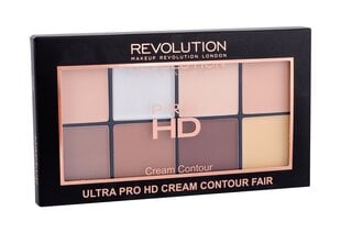 Контурная палитра Makeup Revolution HD Pro Cream Contour Fair, 20 г цена и информация | Пудры, базы под макияж | kaup24.ee