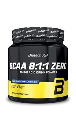 Biotech BCAA 8: 1: 1 250 g, koolamaitseline цена и информация | Aminohapped | kaup24.ee