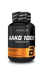 Toidulisand Biotech AAKG 1000 100 tab. hind ja info | Lämmastikoksiidi buusterid | kaup24.ee