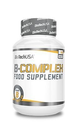 Toidulisand Biotech USA B-Complex 60 tab. hind ja info | Vitamiinid | kaup24.ee