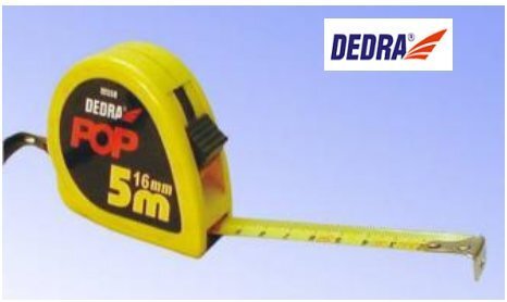 Mõõdulint 3m/13mm Dedra M358 hind ja info | Käsitööriistad | kaup24.ee