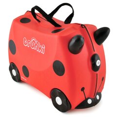 Laste kohver Durable Ladybug Harley, punane цена и информация | Чемоданы, дорожные сумки  | kaup24.ee