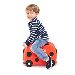 Laste kohver Durable Ladybug Harley, punane цена и информация | Чемоданы, дорожные сумки  | kaup24.ee