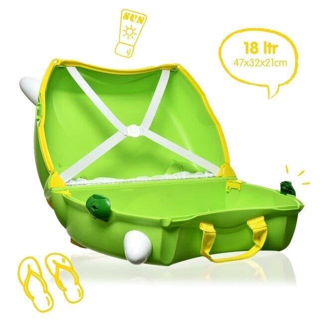 Laste reisikohver Trunki Dudley Dinosaur hind ja info | Kohvrid, reisikotid | kaup24.ee