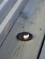 Garden24 trepi/terassi valgusti 0,8W must IP44 hind ja info | Aia- ja õuevalgustid | kaup24.ee