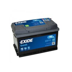 Aku Exide Excell 71Ah 670A hind ja info | Akud | kaup24.ee