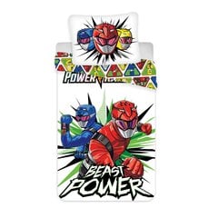 Voodipesukomplekt lastele Power Rangers, 140x200, 2 osaline hind ja info | Beebide ja laste voodipesu | kaup24.ee