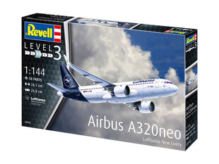 Revell - Airbus A320 Neo "Lufthansa", 1/144, 03942 hind ja info | Klotsid ja konstruktorid | kaup24.ee