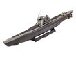 Revell - German Submarine Type VII C/41, 1/350, 05154 цена и информация | Klotsid ja konstruktorid | kaup24.ee