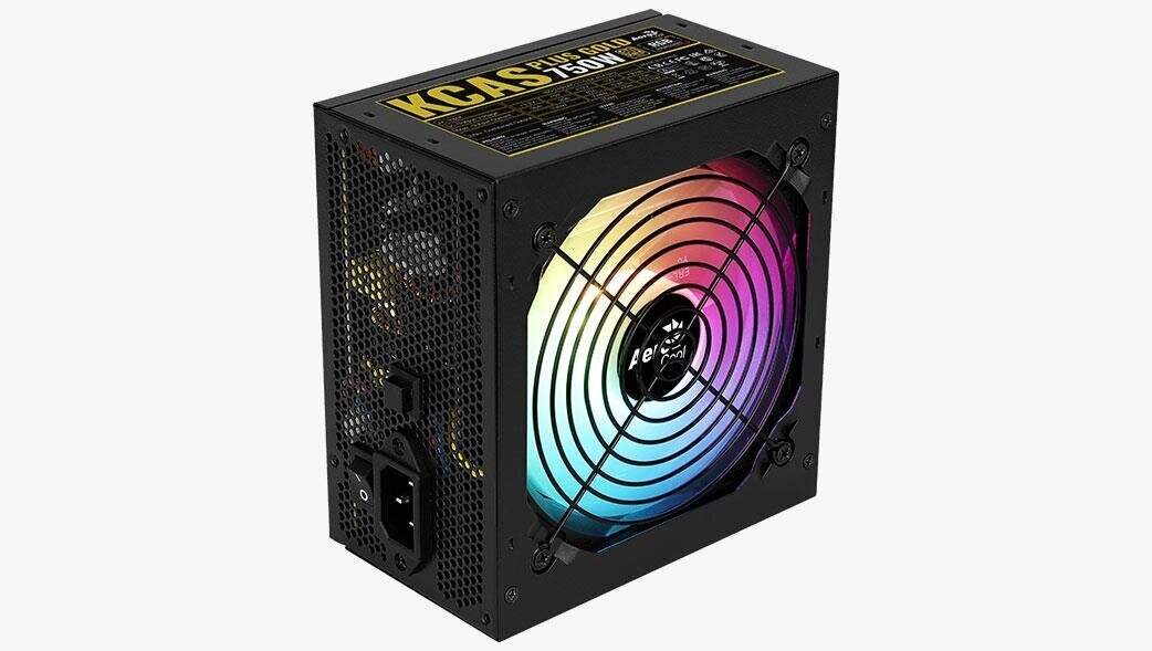 AeroCool PGS KCAS Plus 750W RGB 80 Plus Gold цена и информация | Toiteplokid (PSU) | kaup24.ee