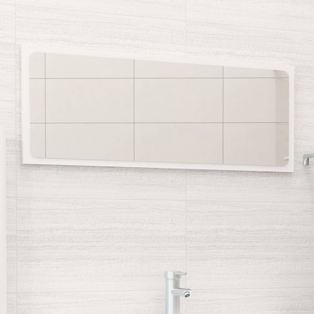 Vannitoa peegel, 90x1,5x37 cm, valge hind ja info | Vannitoa peeglid | kaup24.ee
