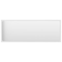 Vannitoa peegel, 100x1,5x37 cm, valge hind ja info | Vannitoa peeglid | kaup24.ee
