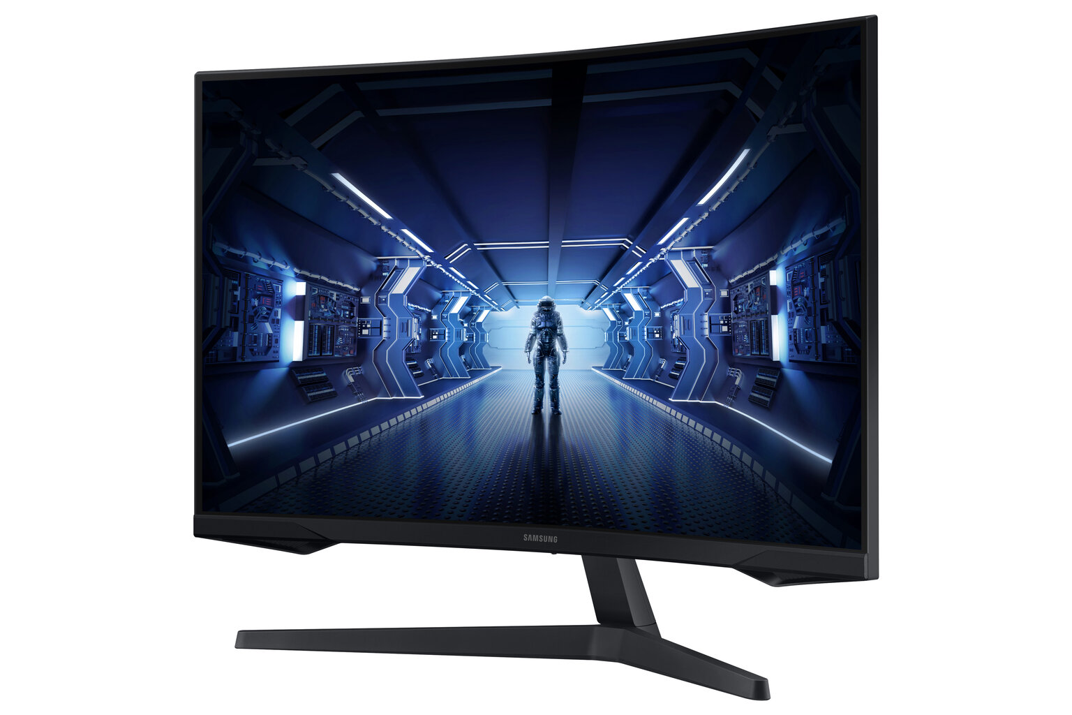 32" nõgus QHD monitor Samsung Odyssey G5 LC32G55TQWRXEN hind ja info | Monitorid | kaup24.ee