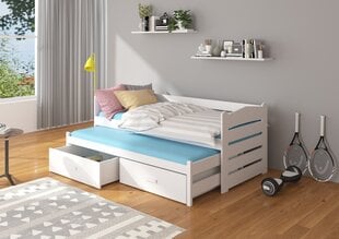 Lastevoodi Adrk Furniture Tiarro 80x180 cm, valge цена и информация | Детские кровати | kaup24.ee
