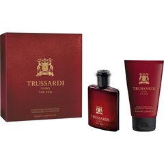 Комплект Trussardi Uomo The Red: edt 50 мл + гель для душа 100 мл цена и информация | Мужские духи | kaup24.ee