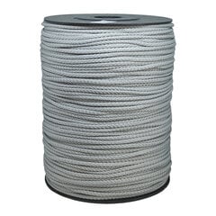 Веревка для вязания 4 мм. цвет светло серый(Нр. 15) 200 м. цена и информация | Принадлежности для вязания крючком | kaup24.ee