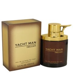 Tualettvesi Myrurgia Yacht Man Trillion EDT meestele, 100 ml hind ja info | Meeste parfüümid | kaup24.ee