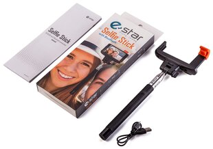 Juhtmevaba universaalne SELFIE stick eStar B1 - must hind ja info | eSTAR Mobiiltelefonid, foto-, videokaamerad | kaup24.ee