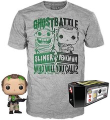 Фигурка и футболка Ghostbusters POP! & Tee Box Dr Питер Венкман Exclusive цена и информация | Игрушки для мальчиков | kaup24.ee