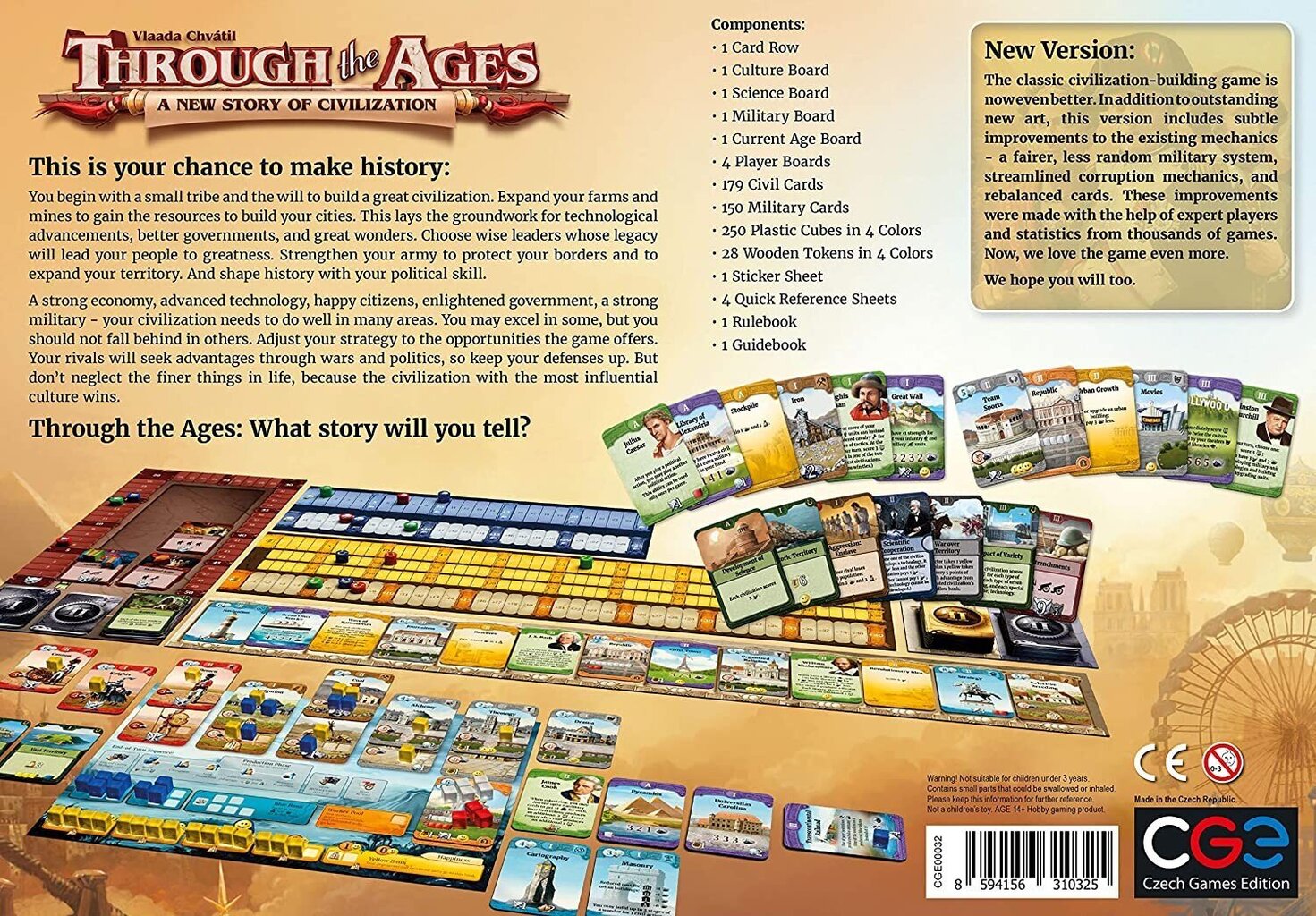 Lauamäng Through the Ages: A New Story of Civilization hind ja info | Lauamängud ja mõistatused | kaup24.ee
