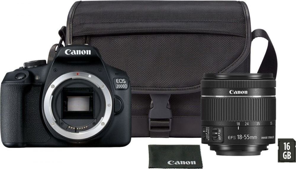 Canon EOS 2000D hind ja info | Fotoaparaadid | kaup24.ee