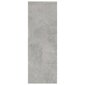 vidaXL seinariiul, betoonhall, 45,1x16x45,1 cm, puitlaastplaat hind ja info | Riiulid | kaup24.ee