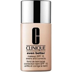 Jumestuskreem Clinique Even Better Makeup SPF15 30 ml, WN114 Golden hind ja info | Jumestuskreemid, puudrid | kaup24.ee