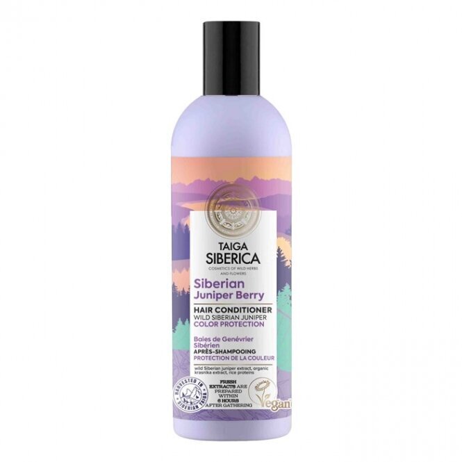 Juuksepalsam värvitud juustele Natura Siberica Taiga Siberica Siberian Juniper Berry Natural 270 ml hind ja info | Juuksepalsamid | kaup24.ee