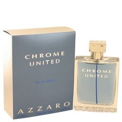 Tualettvesi Azzaro Chrome United EDT meestele, 100 ml цена и информация | Мужские духи | kaup24.ee