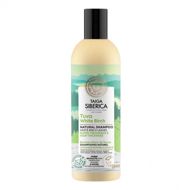 Šampoon Natura Siberica Taiga Siberica Tuva White Birch Natural 270 ml цена и информация | Šampoonid | kaup24.ee