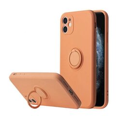 Силиконовый чехол Hallo Ring Liquid Silicone для Xiaomi Redmi Note 9T, оранжевый цена и информация | Чехлы для телефонов | kaup24.ee