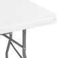 Kokkupandav laud Springos, 240x75 cm, valge цена и информация | Aialauad | kaup24.ee